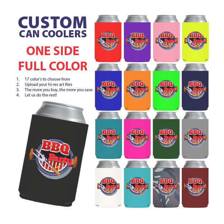 12 oz Custom Can Coolers