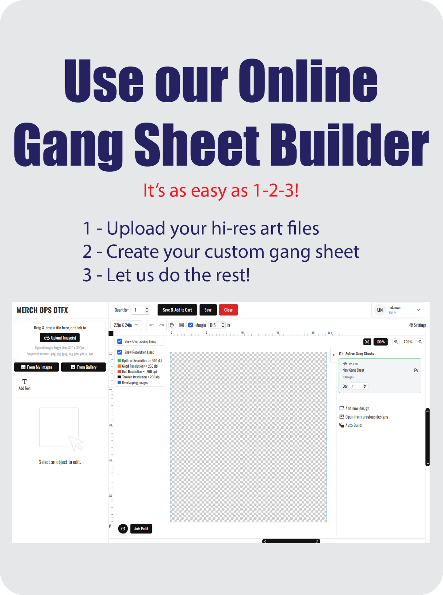 Build A Gang Sheet